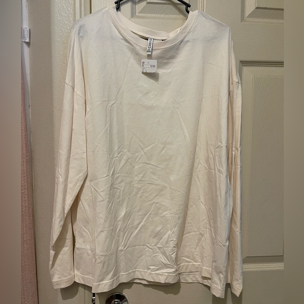 H&M over sized long sleeve shirts new with tags